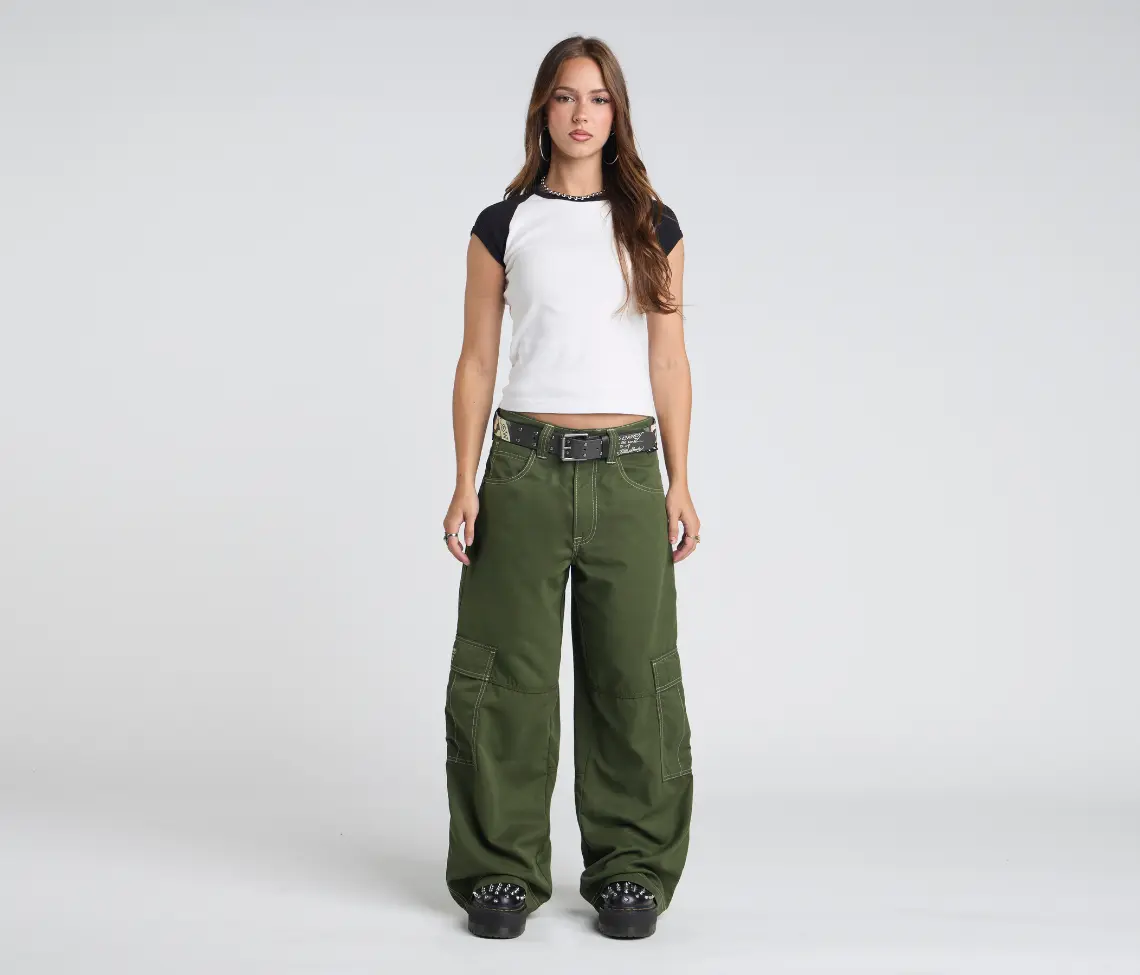 W HYDRO CHILL MICROSUEDE CARGO 23" ARMY GREEN