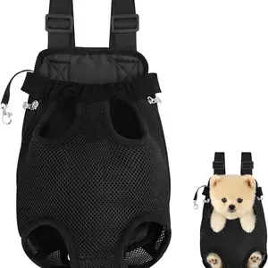 Pet backpack, animal carrier, suitable for cats and dogs, soft and durable small dog chest backpack, suitable for walking/hiking/camping/traveling
