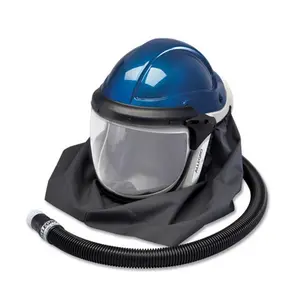212 MAIN Allegro Deluxe SAR Shield Helmet, Beard-Friendly for Industrial Use, NIOSH Approved, ANSI Z87.1+ & Z89.1 Type 1 Compliant with Flow Control Valve