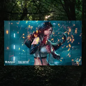 Ultra Pro Playmat Magic the Gathering Universes Beyond Final Fantasy Tifa, Martial Artist Playmat