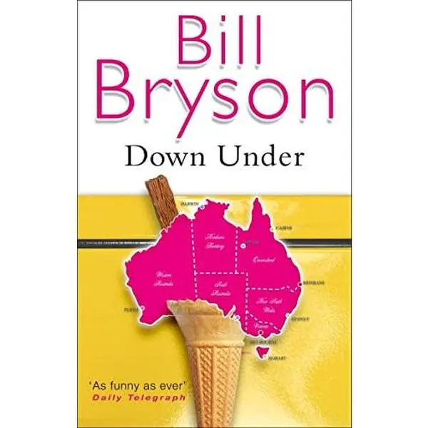 USED Book - Down Under by Bill Bryson (Paperback) - english