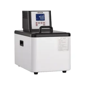 VEVOR Laboratory High-Temperature Circulating Oil Bath, Up to 300/572, 15 L Lab Constant Temperature Heating Tank, 0.1 High Precision, Internal and External Dual Circulation, for Laboratory