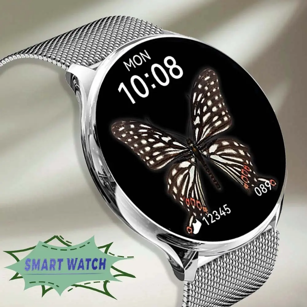 1.52 Inch Wearable Smartwatch, SmartWatch Digital Watch with Health Tracker Sport Modes Notification Reminder Voice Assistant Motion Trajectory Custom Photo Smartwatch With Calls BT Call For Women Fitness