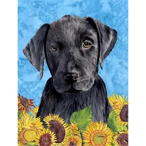 Carolines Treasures  Labrador Flag Garden Size