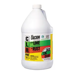 Clr Pro  Calcium- Lime and Rust Remover- 128 oz Bottle- 4 per Carton, Cleaner, Stainless, Household, Steel