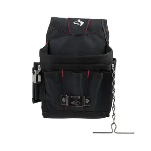 9-Pocket Black Maintenance Tool Belt Pouch 9-Pocket Black Maintenance Tool Belt Pouch