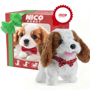 2026 New Realistic Dog Robot Toy – Walks, Barks & Wags Tail, Perfect Birthday & New Year Gift for All Ages