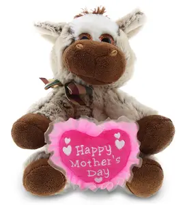 PLUSH MOTHERS DAY HEART - SUPER SOFT PLUSH - FLOPPY DONKEY
