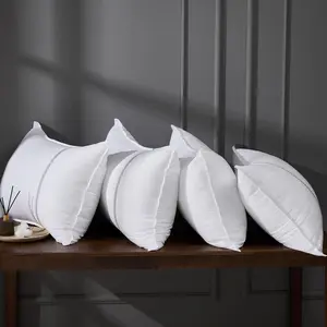 King Size Pillows Set of 4, Medium Firm Hotel Pillows for Sleeping, Coolings Bed Pillows for Side & Back Sleepers, Down Alternative Filling, 20 x 34 Inches