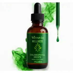 Liquid Chlorophyll Drops | 2 oz | Vegan, Non-GMO, Gluten-Free | Natural Mint Flavor