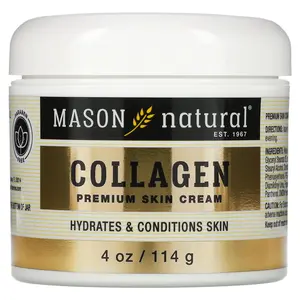 Mason Natural Collagen Premium Skin Cream, Pear, 4 oz (114 g)