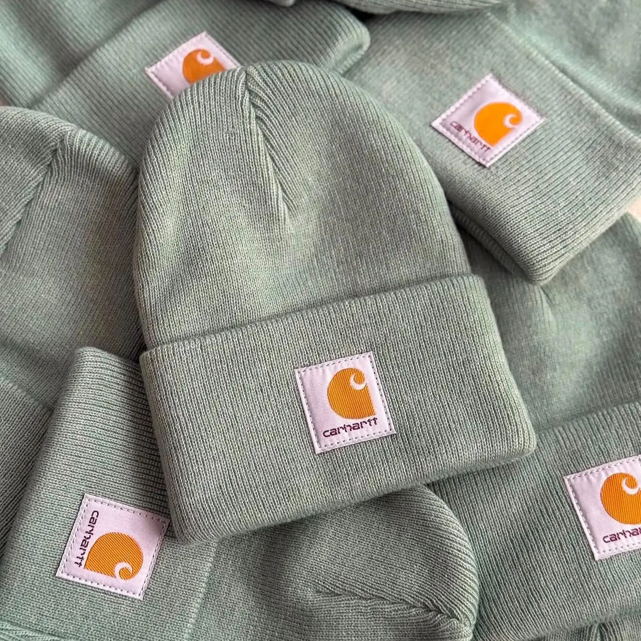 Carhartt Cuffed Knit Beanie for Men Women – Premium Warm Winter Watch Cap, Soft Acrylic Ribbed Skull Hat, Stretch Fit for Outdoor Work, Skiing, Snowboarding, Hiking, Running, Camping, Casual Streetwear Fashion, Everyday Cold Weather Essential, Gift Idea