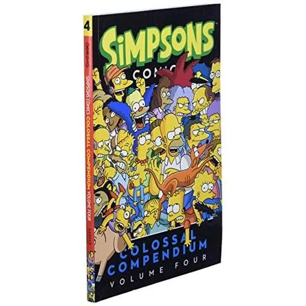 USED Book - Simpsons Comics Colossal Compendium, Volume 4 by Groening, Matt (Paperback) - english