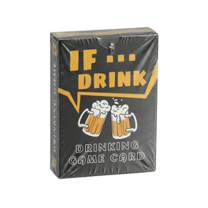 Drinking Game Cards 50 Cards, Adult Party Game Icebreaker & Conversation Starter, Fun Card Game for Party, Game Night & Date Night, for Friends & Couples 2-6 Players