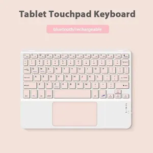 Tablet Touchpad Keyboard Magnet Detachable Keypad for iPad Air for Samsung S6 Xiaomi Pad Keyboards Rechargeable Wireless 10 inch