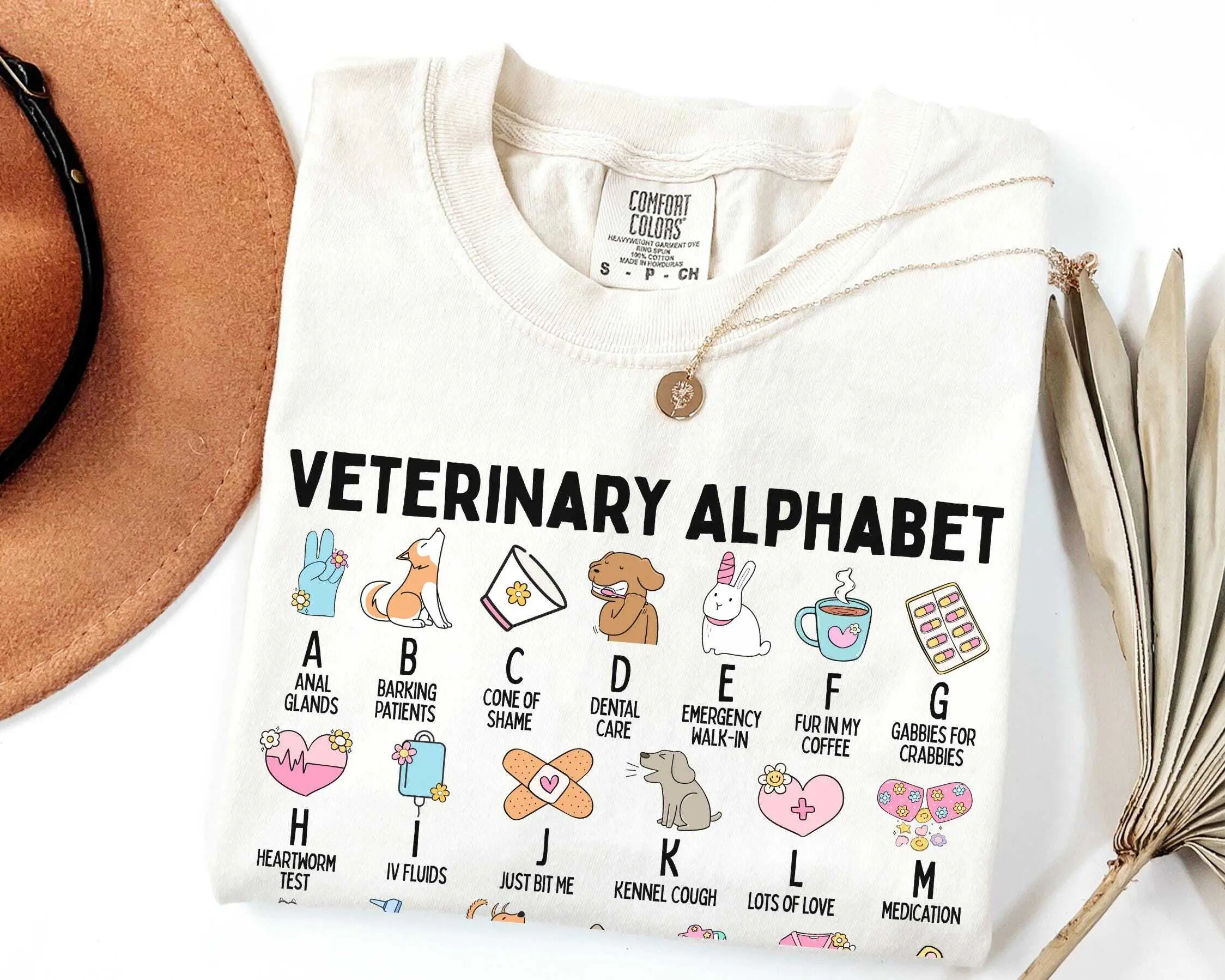 Comfort Colors Veterinarian Shirt, Veterinary Medicine T-Shirt, Vet Tech Gift, Veterinary Technician Tee, Vet School Tee, Vet Med Student Cotton Fit Light Top