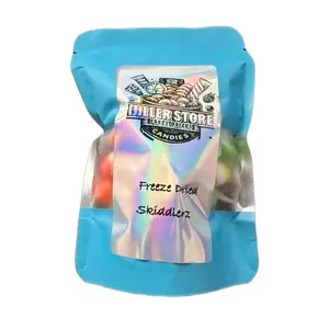 The Hiller Store Freeze Dried Skittles - Snack & Candy Rainbow Sweet Candies Bonbon