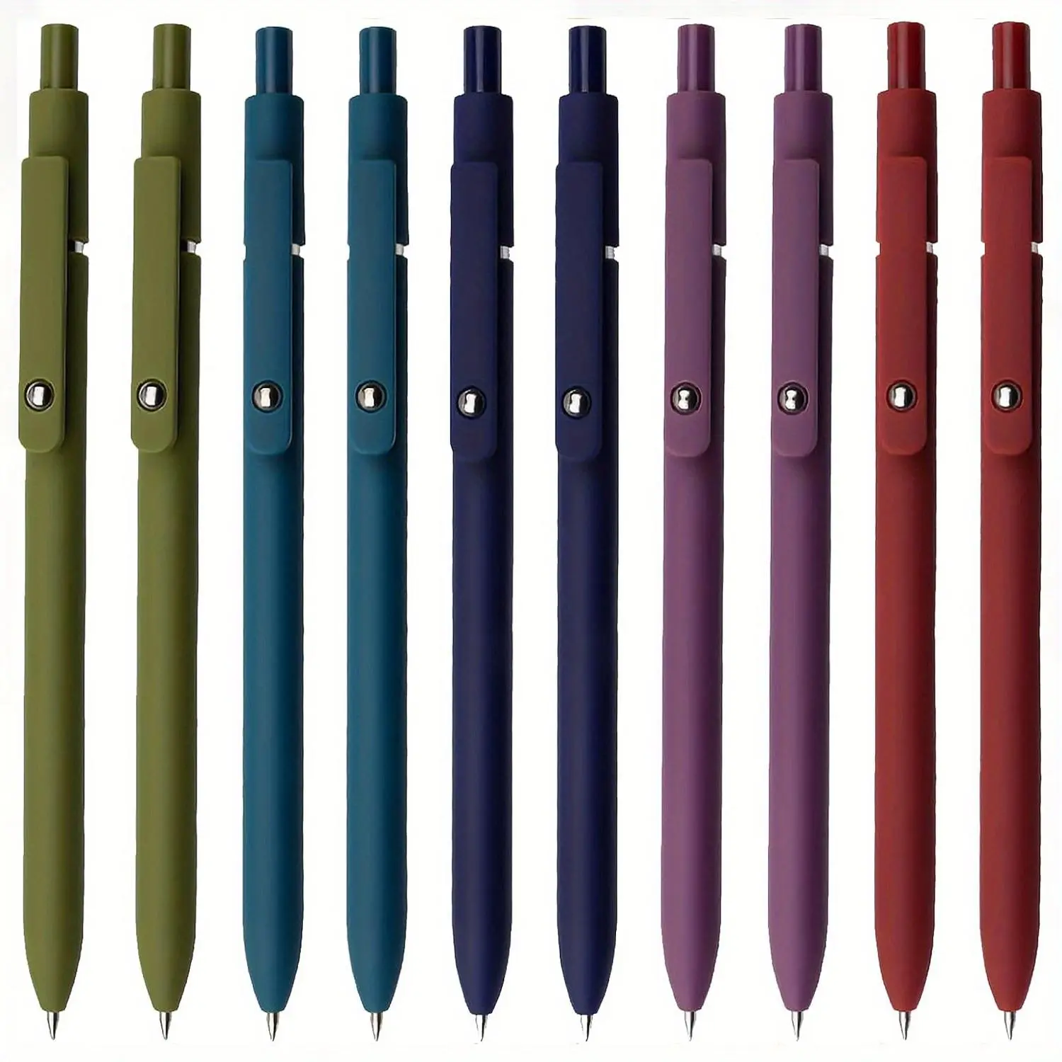 Black Gel Pens (10/20 Pcs) - 0.5mm Ultra Fine Tip, Quick Dry, No Smudge, Smooth Write Office Stationery for Students, Office Use | Aesthetic School Supplies,back to school,back to school haul