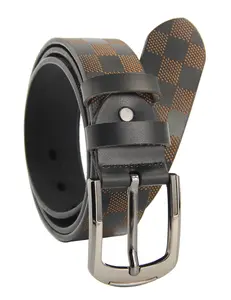 Men's Genuine Leather Belt Men's Real Leather Ratchet Dress Casual Belt, Cut to Exact Fit