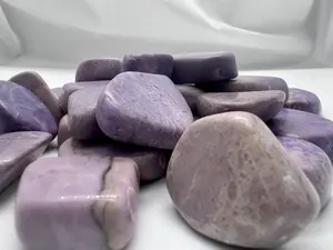 Lavender Jade Tumbled stones