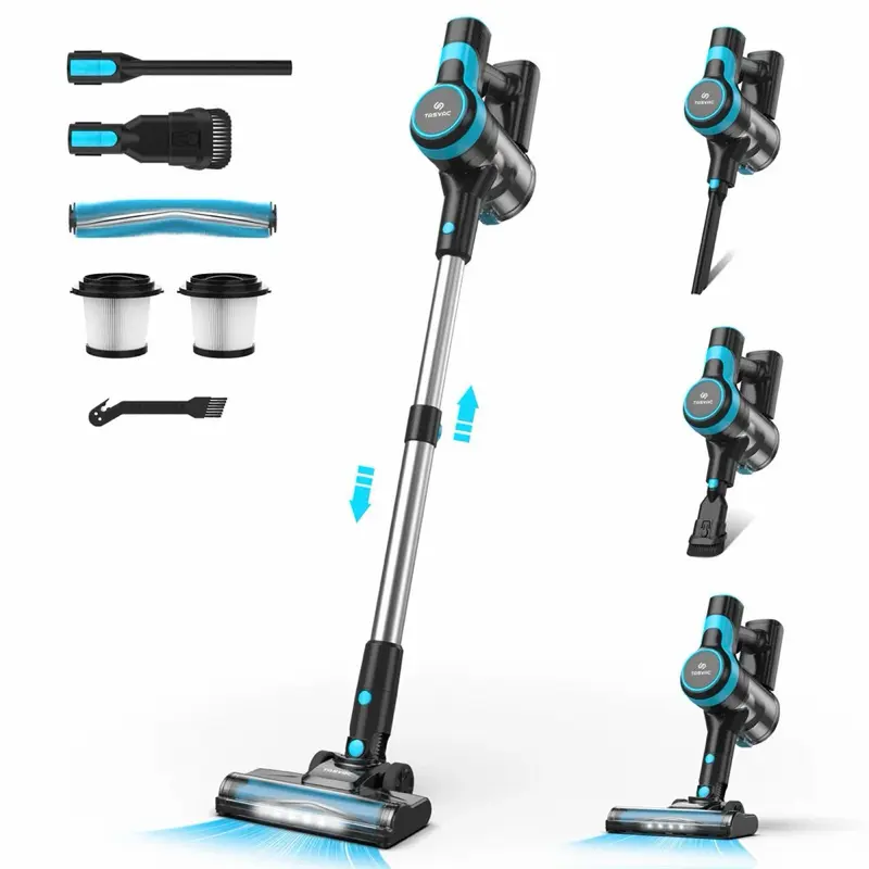 TASVAC V600 Cordless Vacuum Cleaner 28KPa Powerful Suction 6-in-1