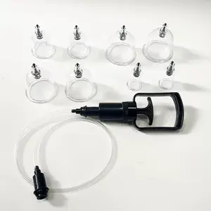 Professional Cupping Therapy Set, 9-Piece Skincare Tools with Manual Pump, Vacuum Suction Cups, Home Full Body Massage Kit, Home Spa Equipment, Ideal Gift