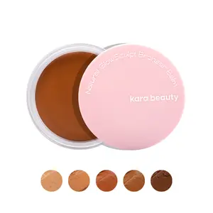 Kara Beauty Natural Glow Sculpt Bronzer Balm - Lightweight Creamy Texture with Vitamin E & Avocado Oil for Sun-Kissed Glow