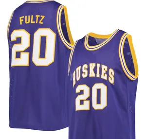 Markelle Fultz Washington Huskies  Commemorative Classic Basketball Jersey – Purple all over print