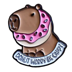 Donut Worry Be Cappy Pin