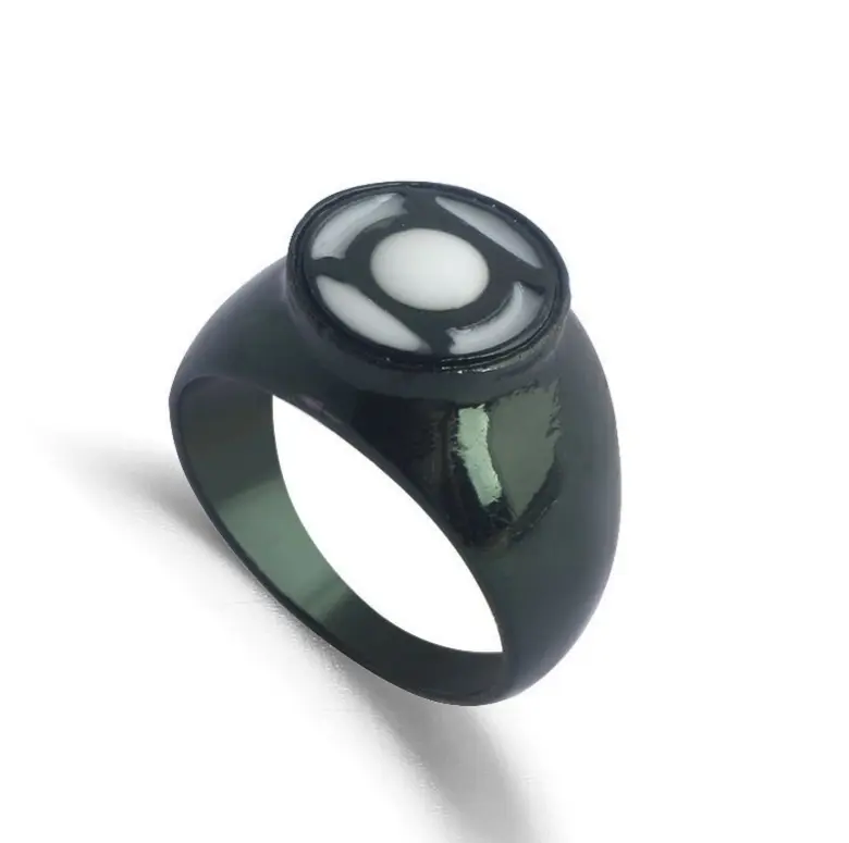 Glow-in-the-Dark Green Lantern Corps Themed Ring, Fashion Costume Jewelry Accessory, Unique Gift for Special Events