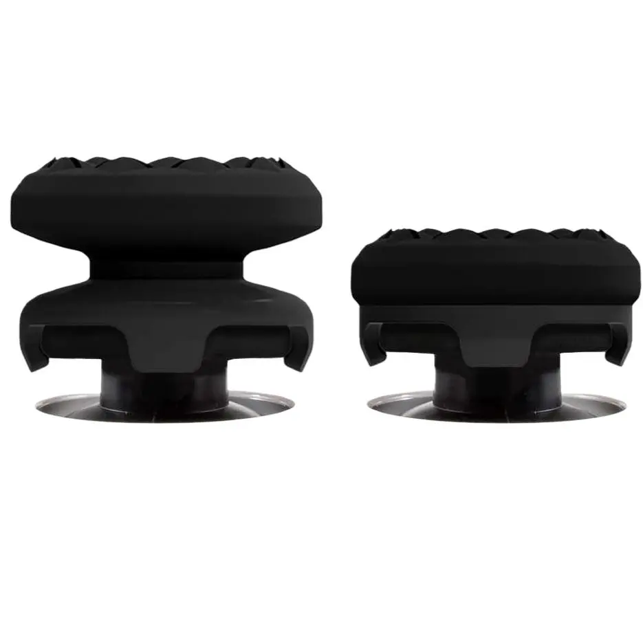 Professional Rubber Game Thumbsticks for PS4 & PS5, Purple-Black-White, Improved Accuracy, Enhanced Comfort, Non-Slip Grip, Console Controller Accessories
