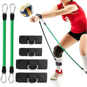 TOBWOLF Volleyball Training Pass Resistance Band, Elastic Pull Rope Exercise Resistance Bands, Volleyball Jump Bounce Drills Rope Agility Training Prevent Excessive Upward Arm Movement