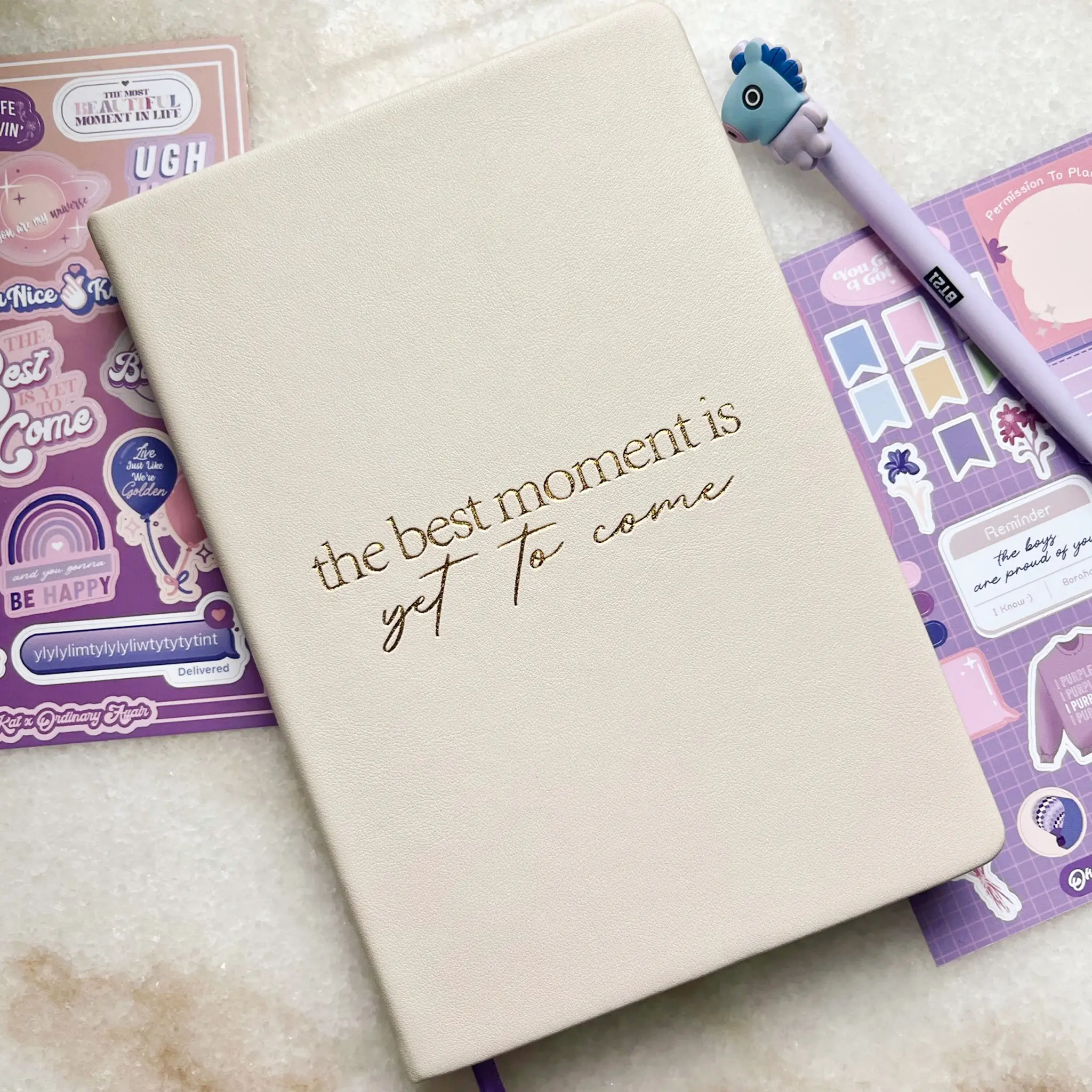 Yet to Come Notebook | K-pop Stationery | Journal & Planner Notebook