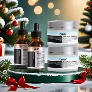 VGO Spring Glow Up Snail Mucin 92% Moisturizer Daily Face Gel Cream for Dry & Sensitive Skin, 50g