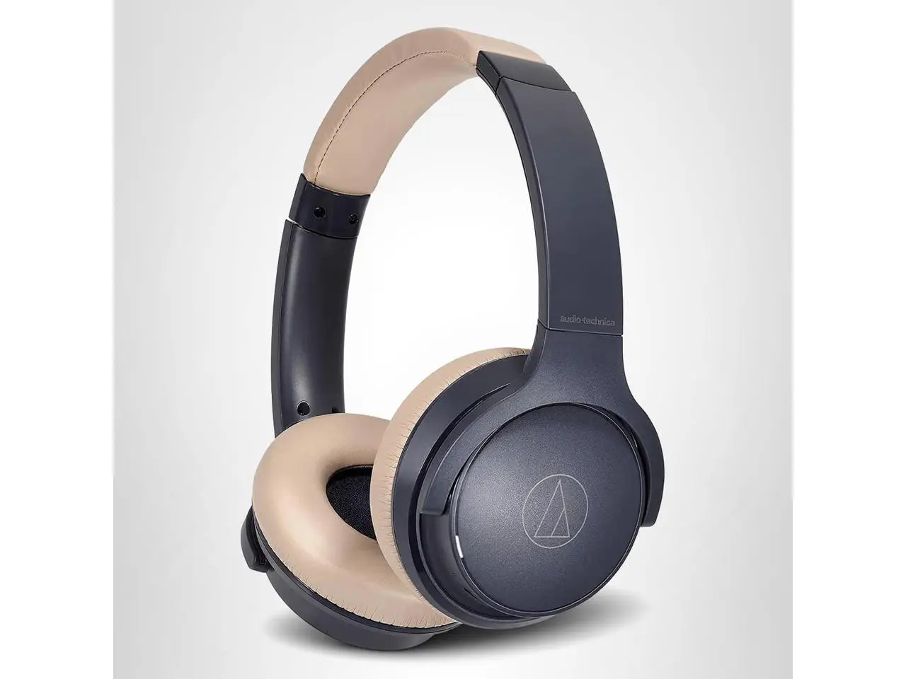 Audio Technica ATHS220BTNBG Wireless On-Ear Headphones - Navy/Beige