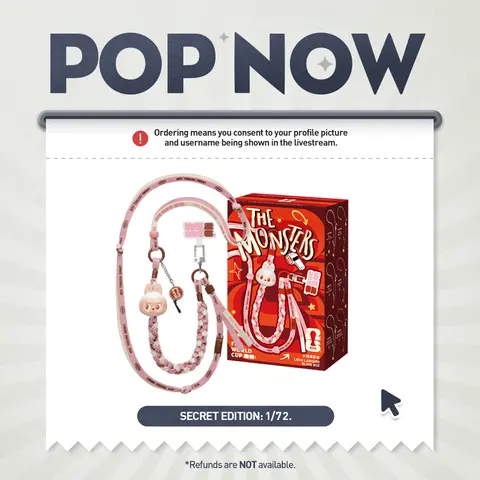 [POP NOW]THE MONSTERS × FIFA SERIES-Long Lanyard Blind Box. POP MART