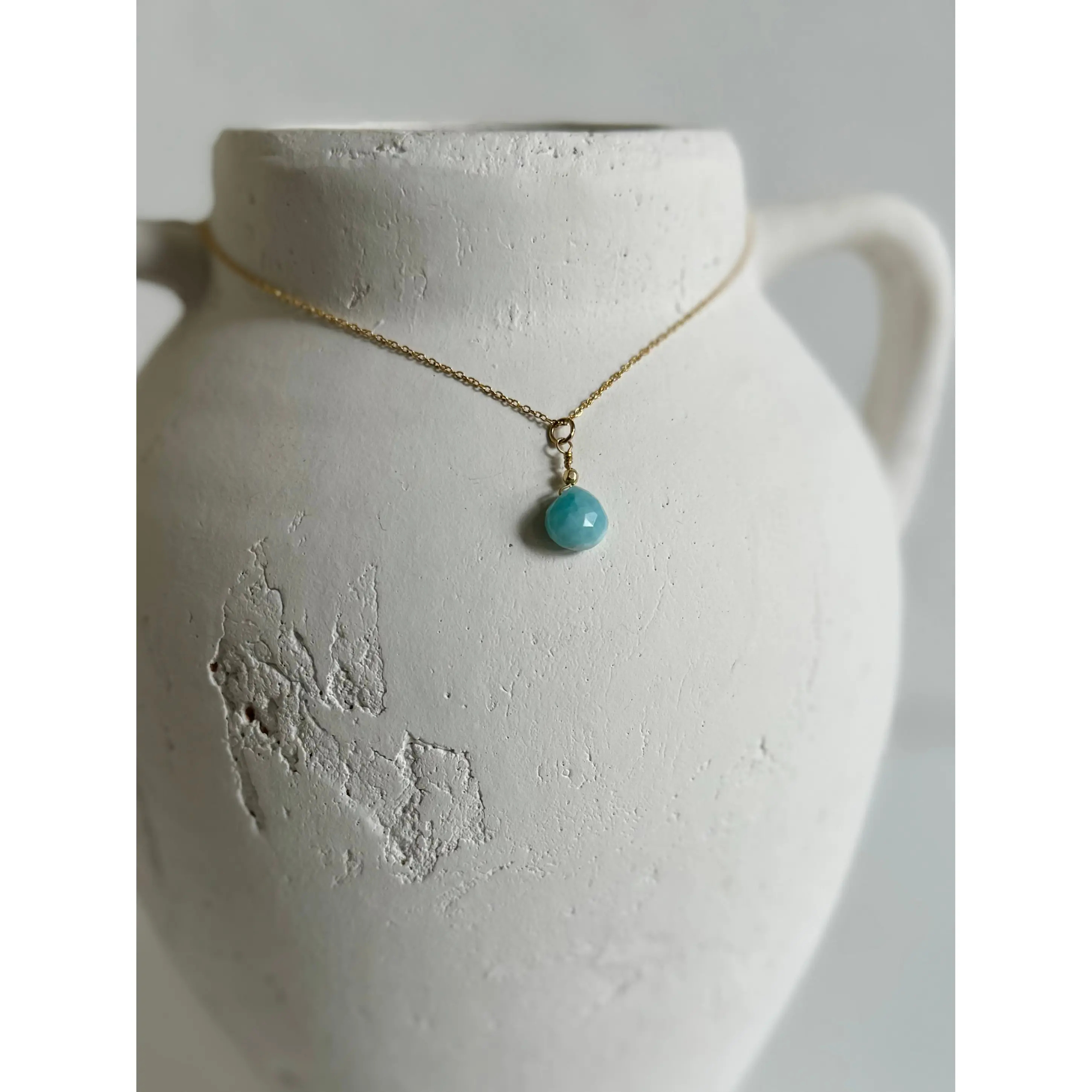 Larimar Pendant Necklace