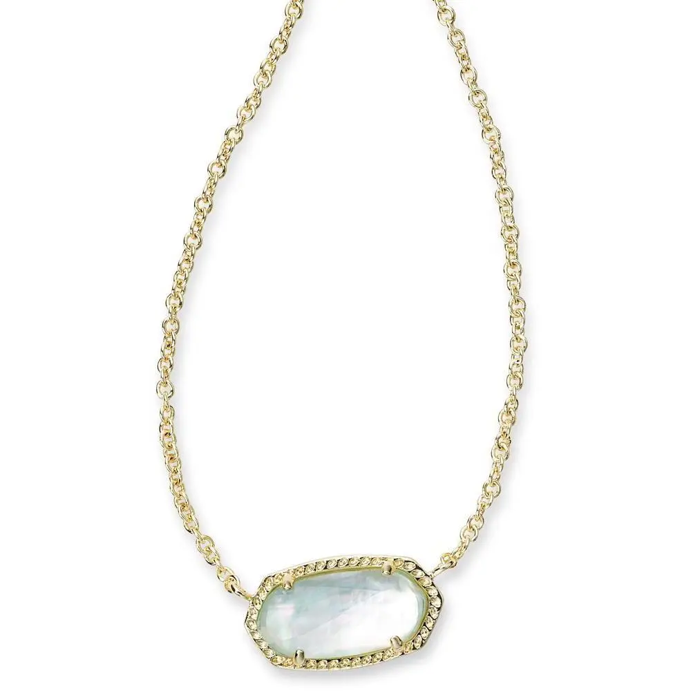 Kendra Scott Elisa Pendant Necklace - Light Blue Illusion - 4217714616
