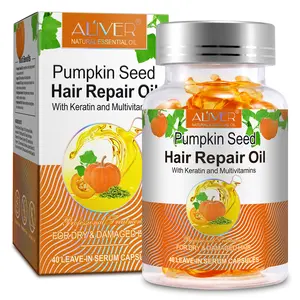 【New Arrival】Pumpkin Seed Hair Oil, 40 Leave-In Essence Capsules