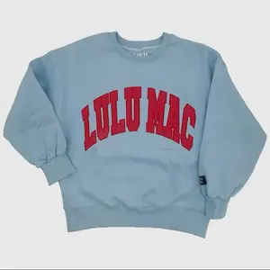 Light Blue/ Red Crewneck
