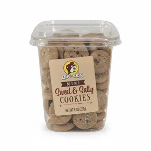 Buc-ee's Mini Sweet & Salty Cookies - 8 oz Richly Sweet, Savory-Touch Crunchy Snack for On-the-Go Sharing, Pairing with Drinks