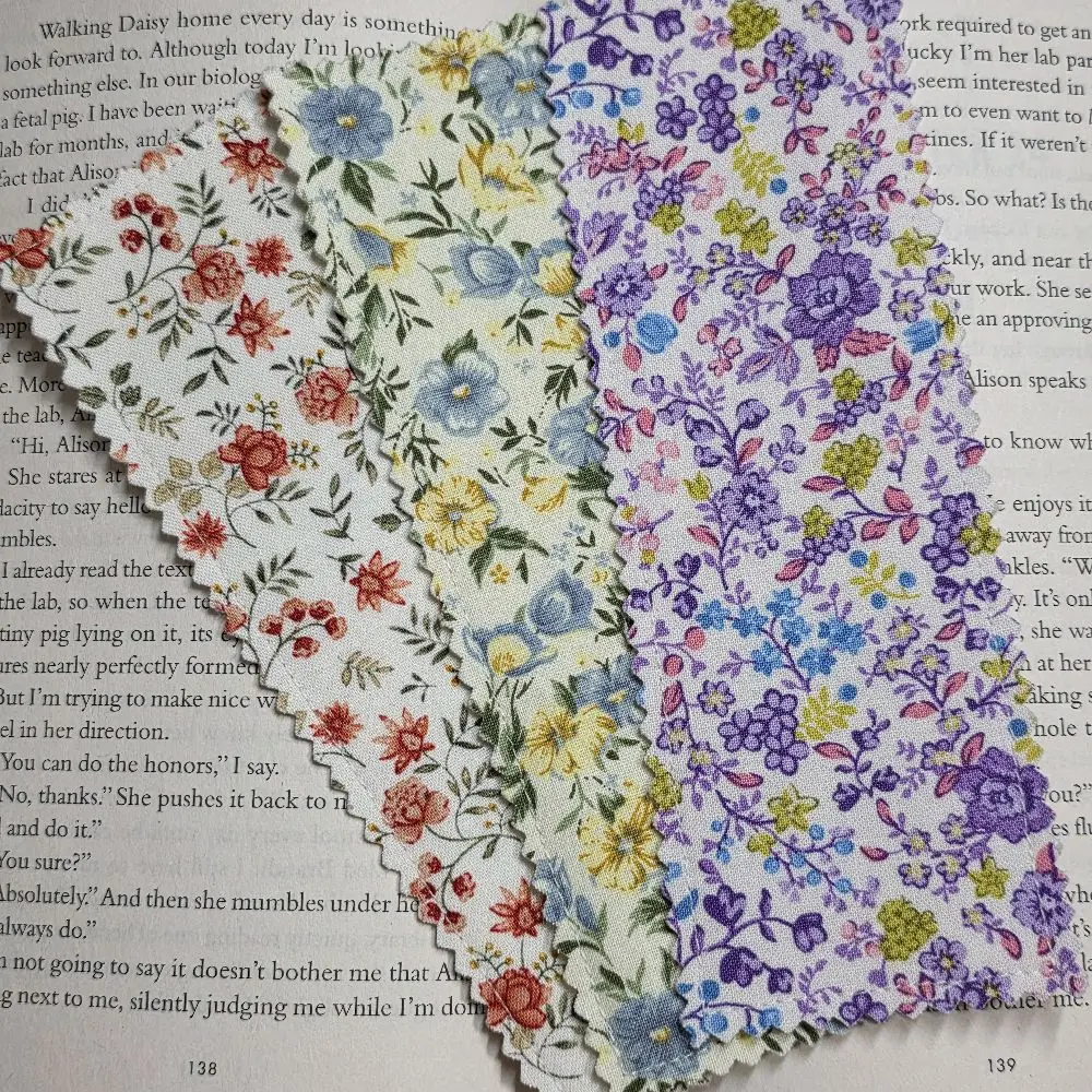 Fabric bookmarks (3 pack)