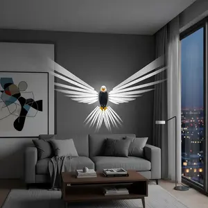 American Eagle Night Light with Remote & Magnetic Mount Elegant Design Portable Wall Lamp for Bedroom Home Decor Birthday Christmas Gift Ideas Easy Install for Hallway Living Room tiktokshopspringglowup