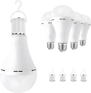 Rechargeable Emergency LED Light Bulbs, Light Up to 84 hrs, Battery Operated Light Bulb, Self-Charging Light Bulb 1500mAh Battery Backup Light Bulbs for Home Power Failure