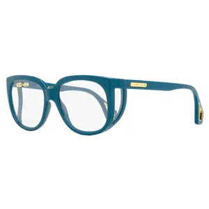 Gucci Retro Square Eyeglasses GG0470O 003 Teal 56mm