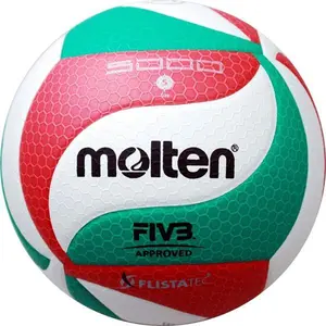 Molten FLISTATEC Volleyball Size 5 PU Ball for Students Adults Teenagers FIVB Approved Competition Training Indoor Outdoor Durable Versatile Design