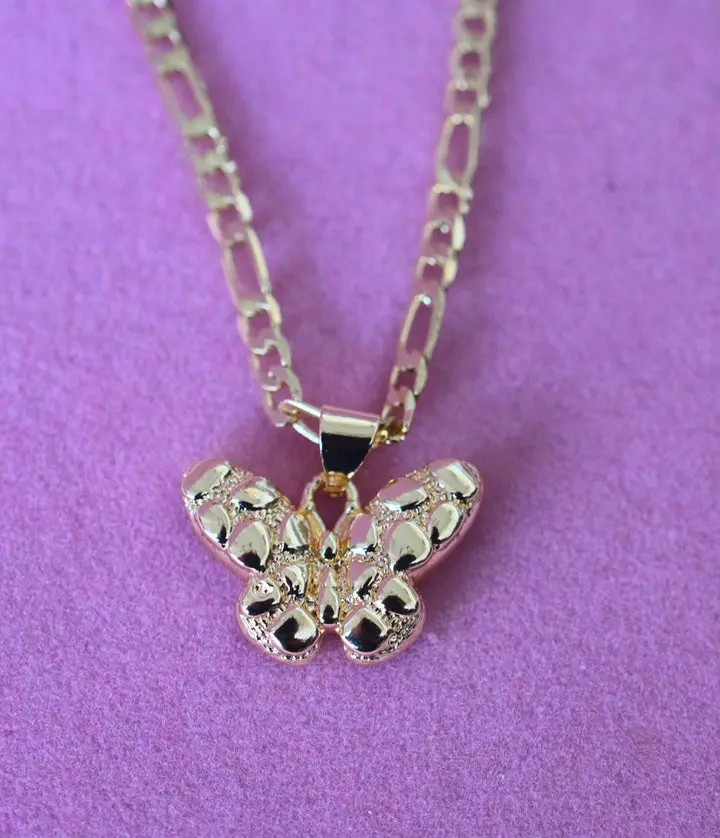 Butterfly Nugget Necklace