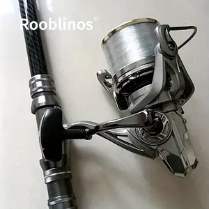 Rooblinos NGK Surfcasting Spinning Reel, 200M+ Long Cast Beach Fishing Reel, 25KG Max Drag Saltwater Inshore Reel, 6+1 Stainless Steel Bearings, 4.8:1 Gear Ratio, Smooth Aluminum Spool, Anti-Corrosion Saltwater Reel, for Surfcasting & Inshore