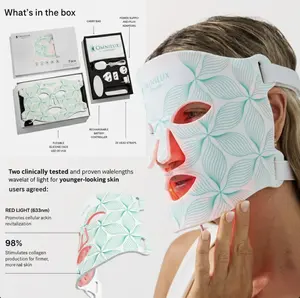 Omnilux LED Contour Rejuvenating and Anti-aging Face Mask+ Free Riman Radiansome Ritual Kit