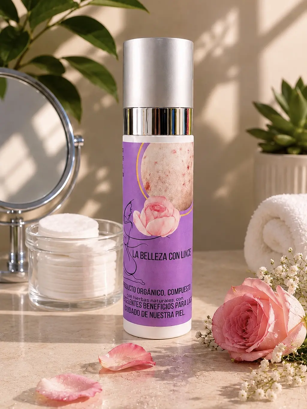 Organic Acne Toner, Gentle Skin-Clearing Formula for Blemish-Prone Skin Soothing Daily
